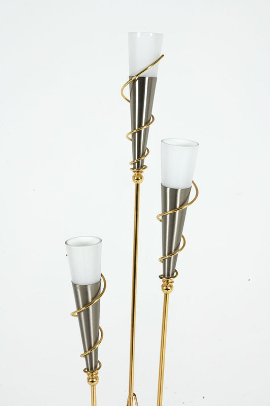 Vintage 1970s Belgium 3-Light Floor Lamp (Rewired)