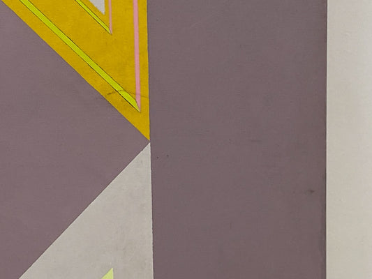1970s Large Abstract O/C Painting