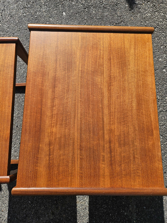 Mid-Century Modern Teak "Quadrille" Nesting Tables by G Plan