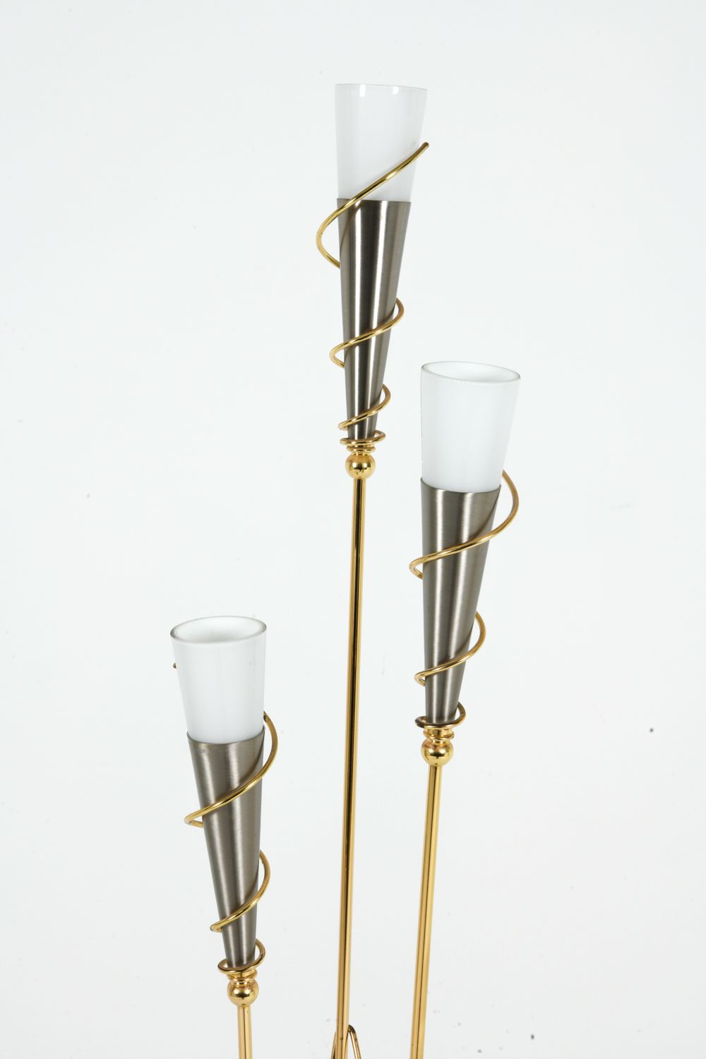 Vintage 1970s Belgium 3-Light Floor Lamp (Rewired)