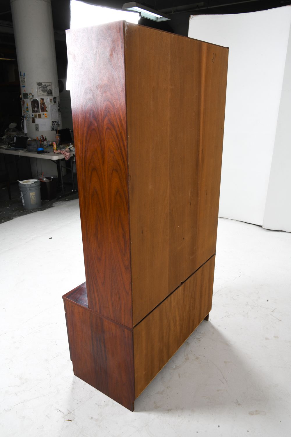 1970s Danish Rosewood Bookcase & Cabinet