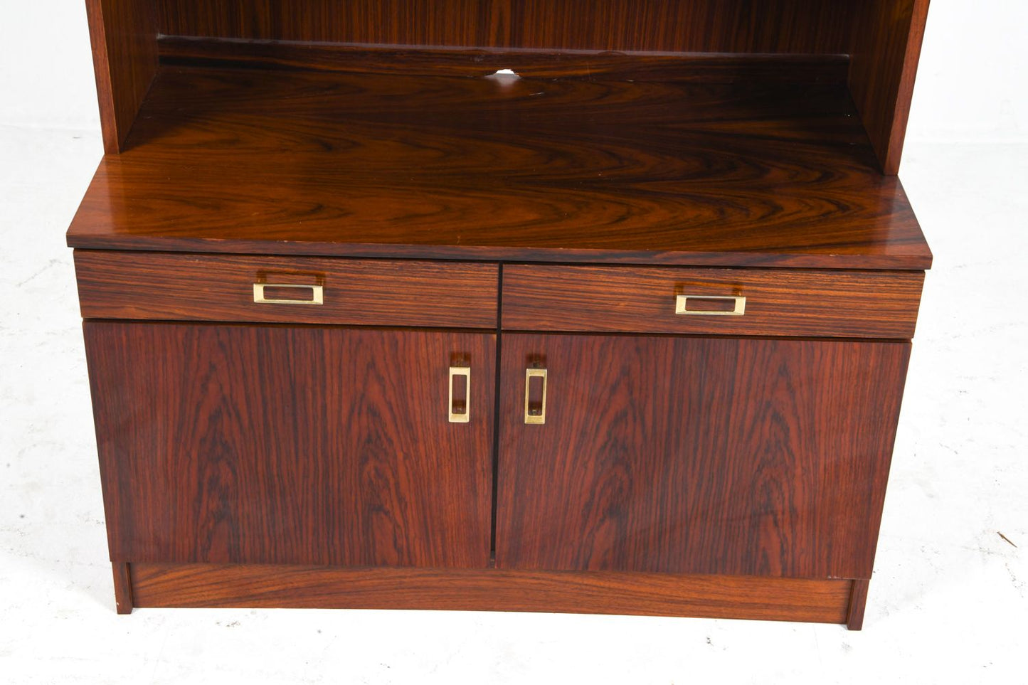 1970s Danish Rosewood Bookcase & Cabinet