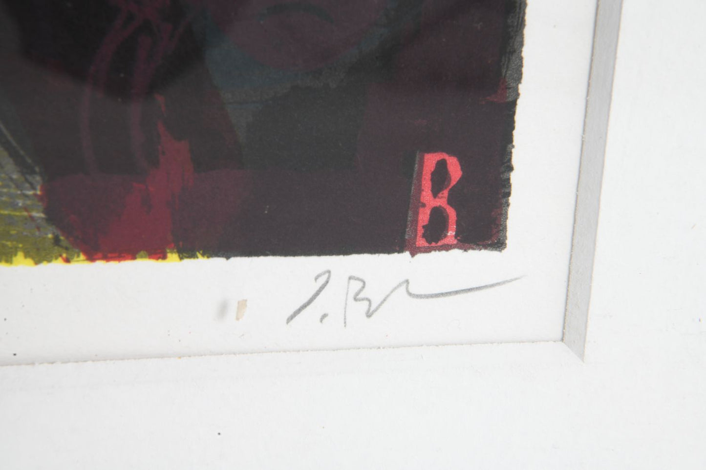 Danish Painter Jens Birkemose Lithograph