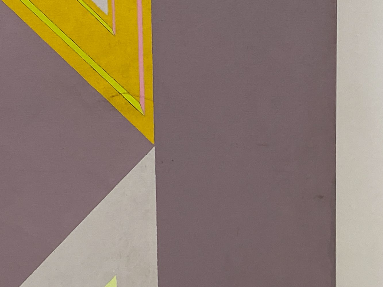 1970s Large Abstract O/C Painting