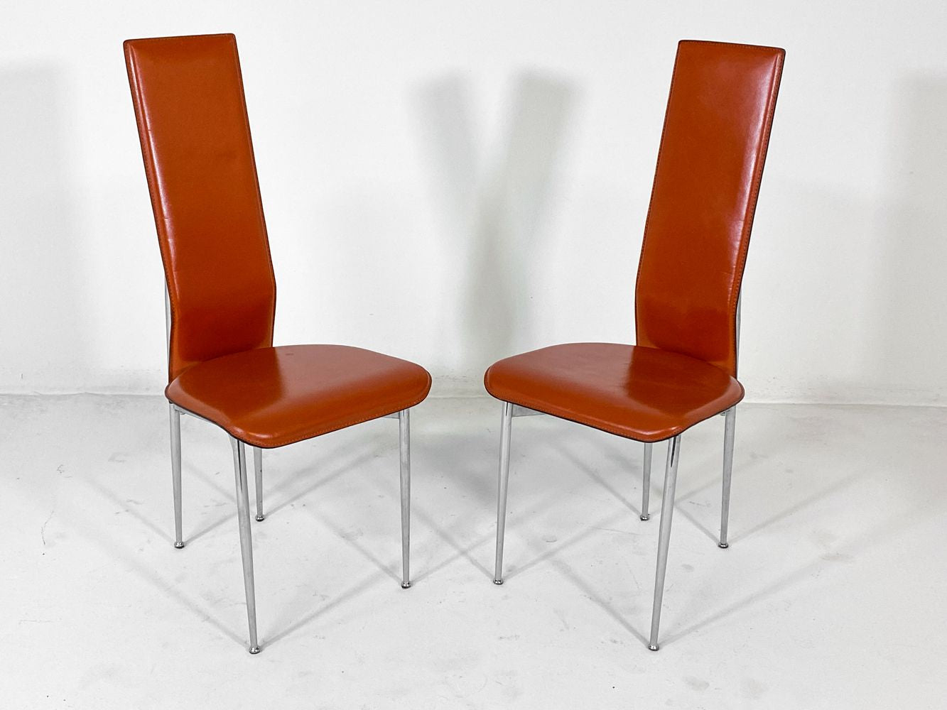 Set of (5) Giancarlo Vegni Model S44 Dining Chairs