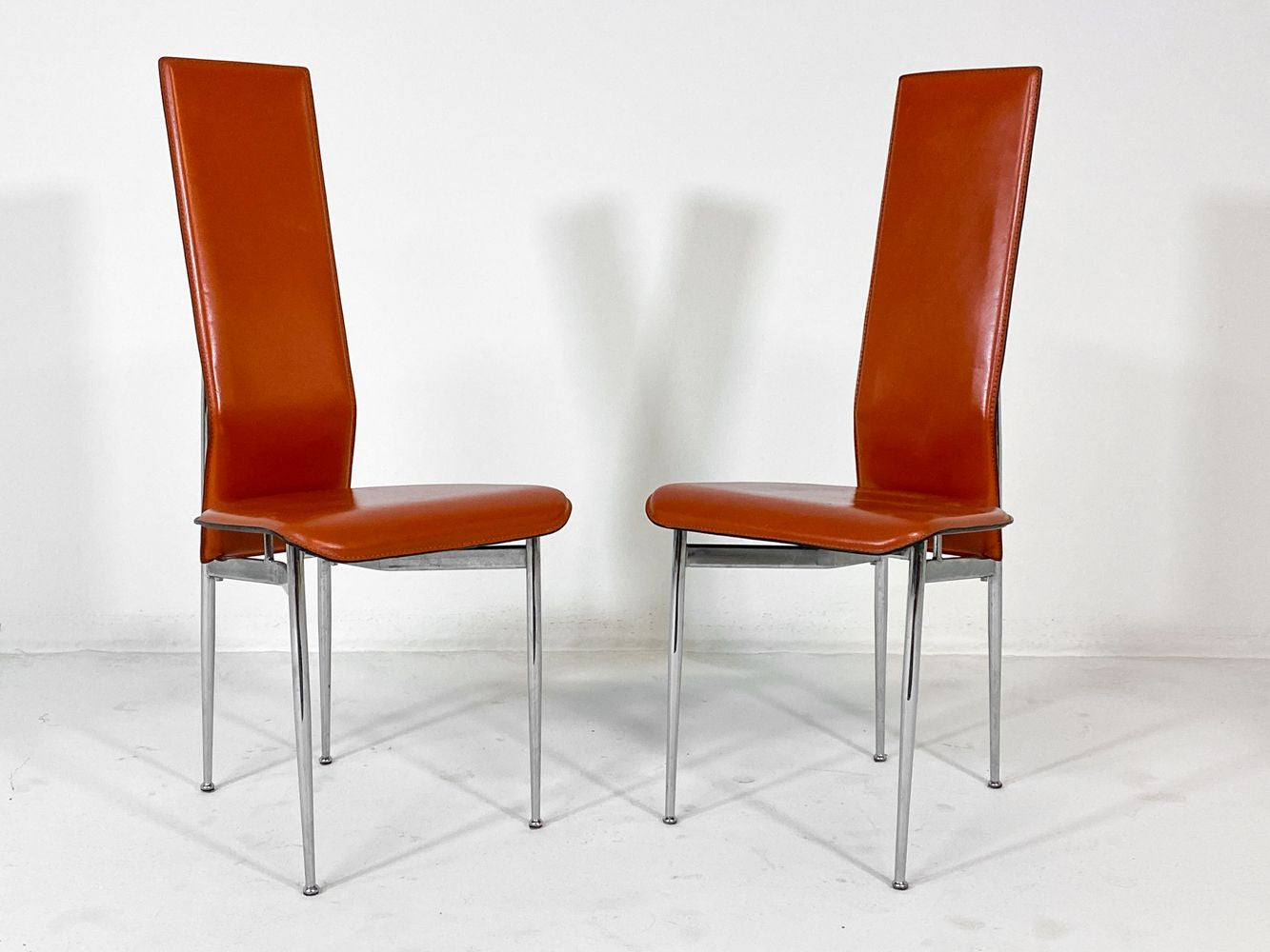 Set of (5) Giancarlo Vegni Model S44 Dining Chairs