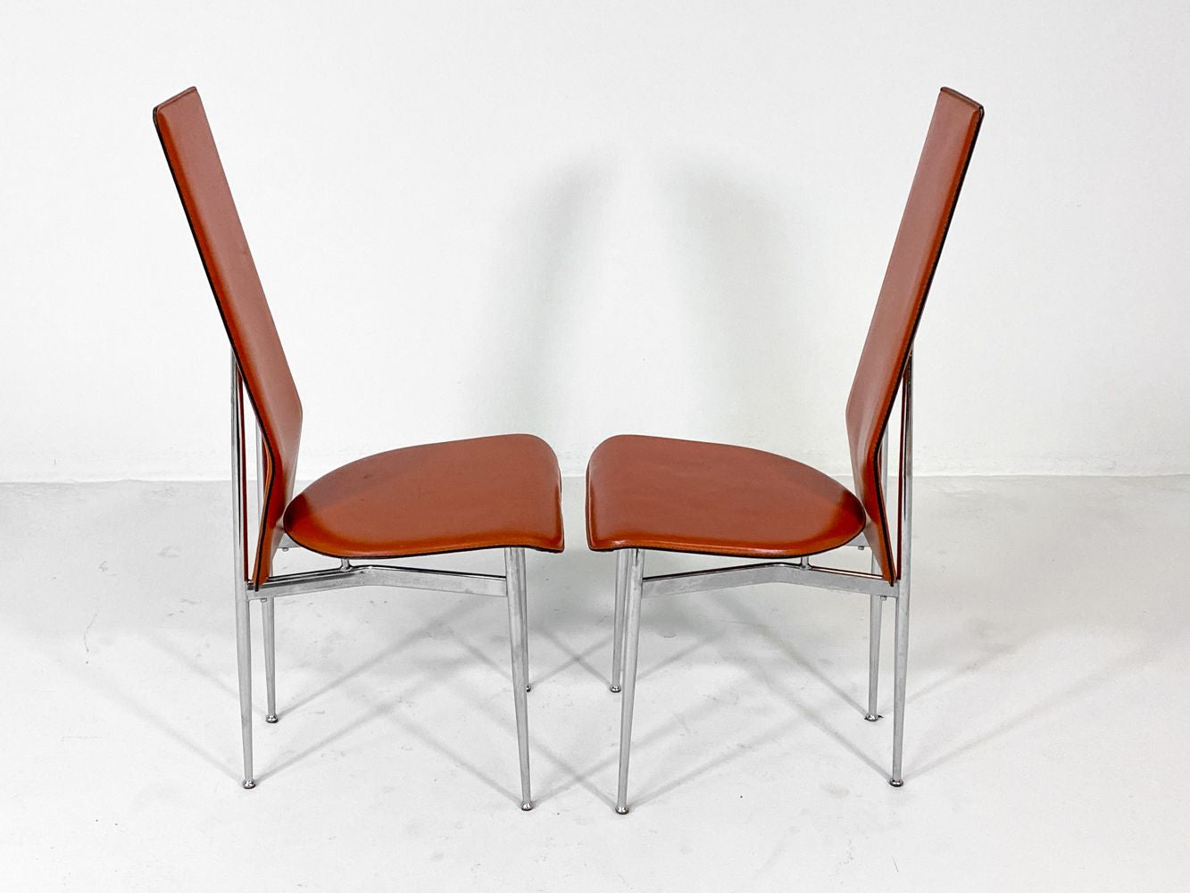 Set of (5) Giancarlo Vegni Model S44 Dining Chairs