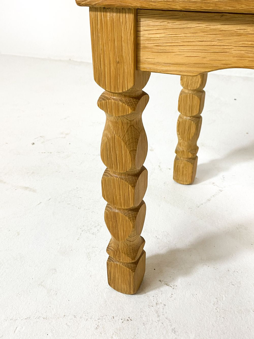 1970s Danish Oak & Glass Cabinet Henning Kjaernulf Style