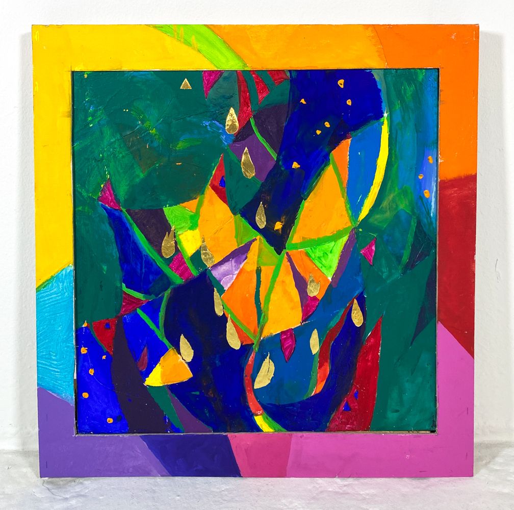 Vibrant Abstract on Canvas