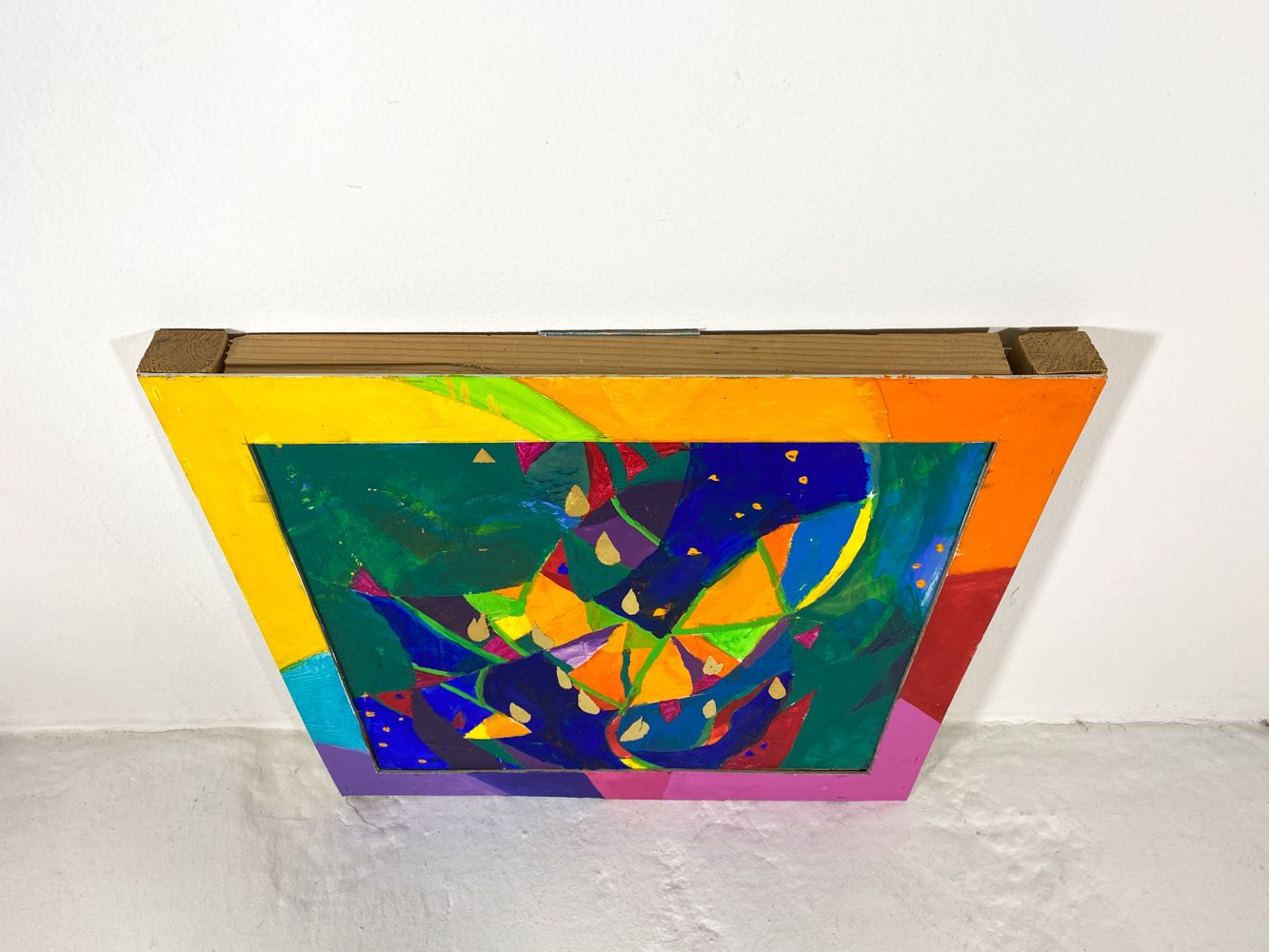 Vibrant Abstract on Canvas