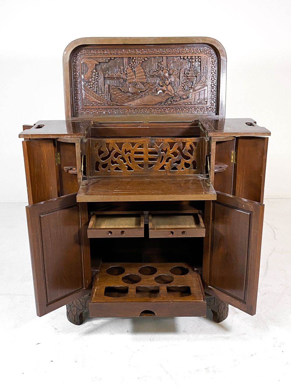 George Zee & Co Style Mahogany Dry Bar