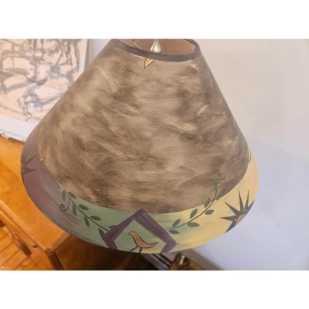 1990s Janna Ugone Handpainted Lamp