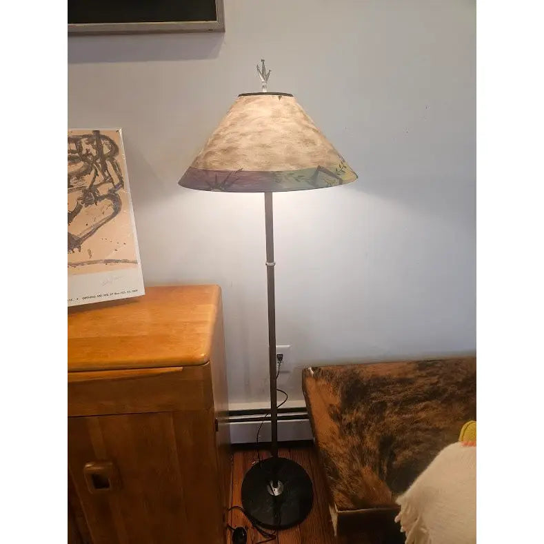 1990s Janna Ugone Handpainted Lamp