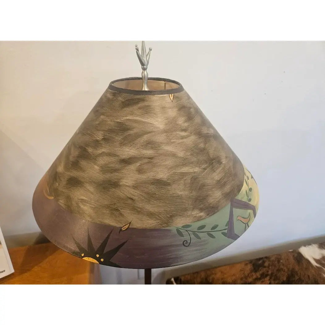 1990s Janna Ugone Handpainted Lamp