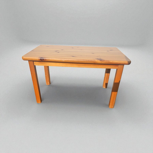 Vintage Swedish Pine Side Table