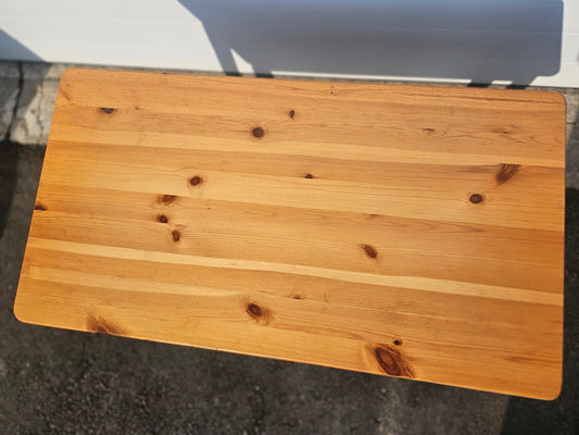 Vintage Swedish Pine Side Table