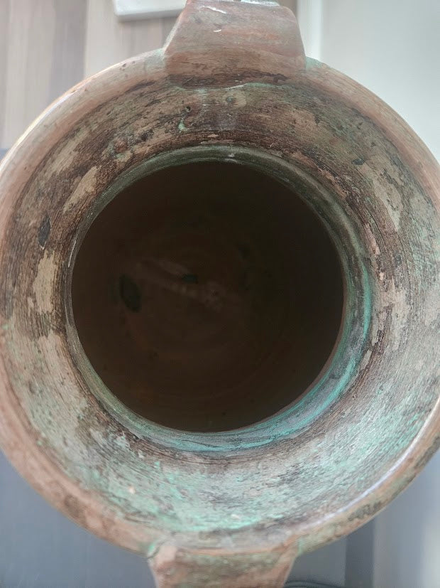 Mid 20th Century Marajoara Style Terracotta Double Faced Vessel