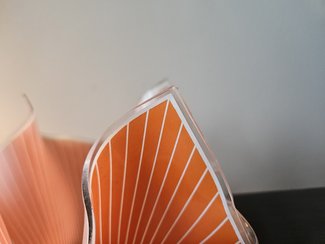 Mid-Century British Made Chance Glass Handkerchief Vase