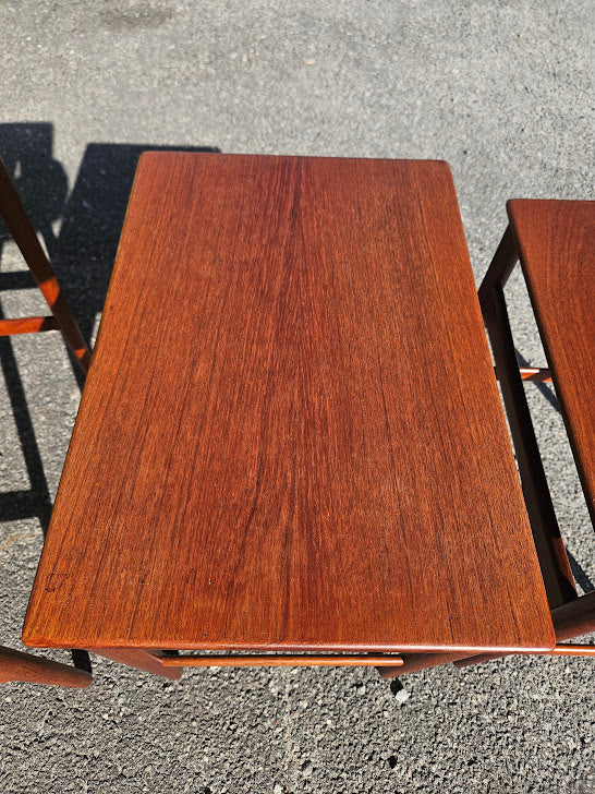 Hans Wegner Teak Nesting Tables for Andreas Tuck