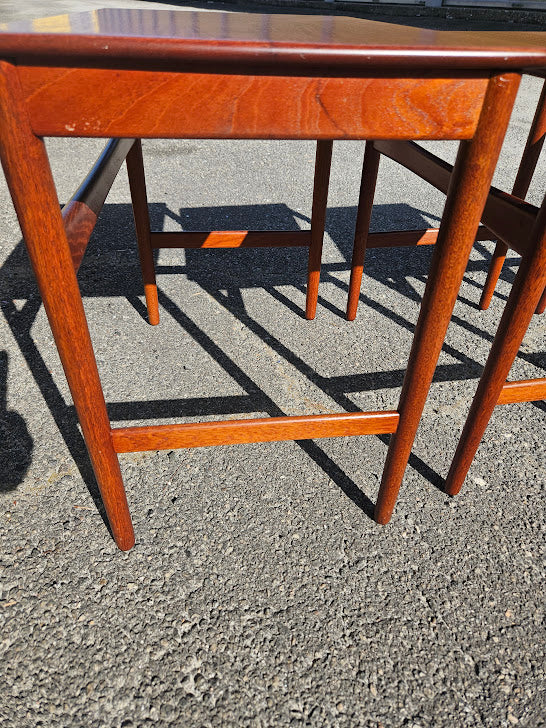 Hans Wegner Teak Nesting Tables for Andreas Tuck