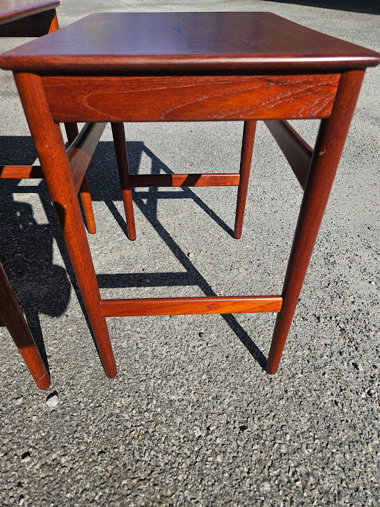Hans Wegner Teak Nesting Tables for Andreas Tuck