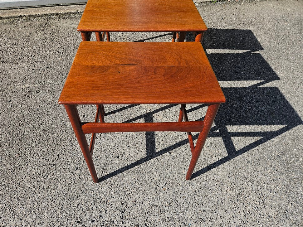 Hans Wegner Teak Nesting Tables for Andreas Tuck