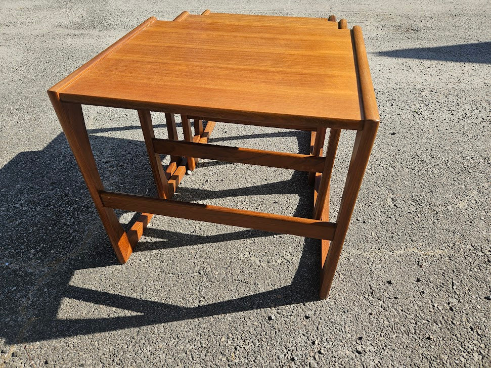 Mid-Century Modern Teak "Quadrille" Nesting Tables by G Plan