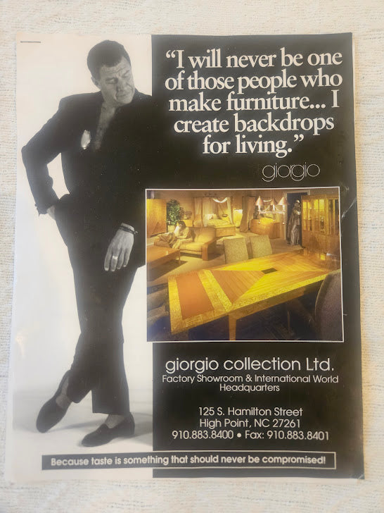 Giorgio Collection Exotic Wood Expandable Dining Table