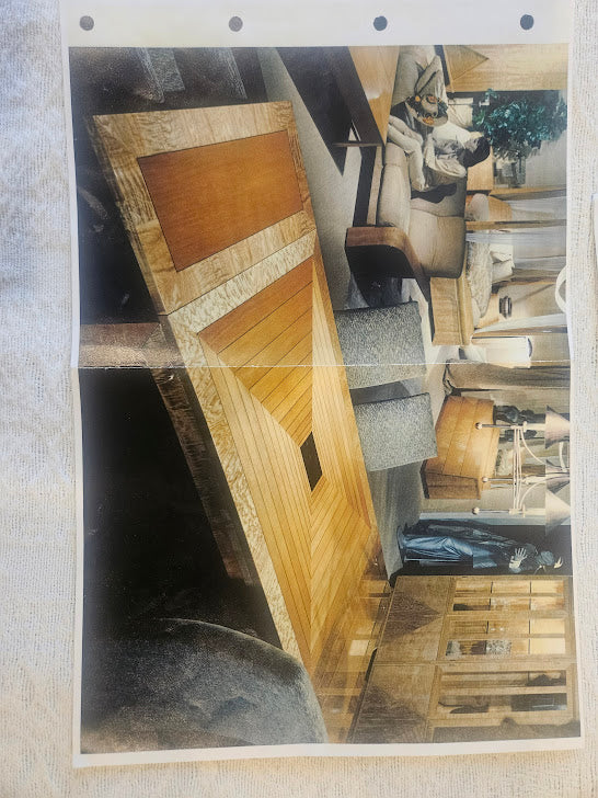 Giorgio Collection Exotic Wood Expandable Dining Table