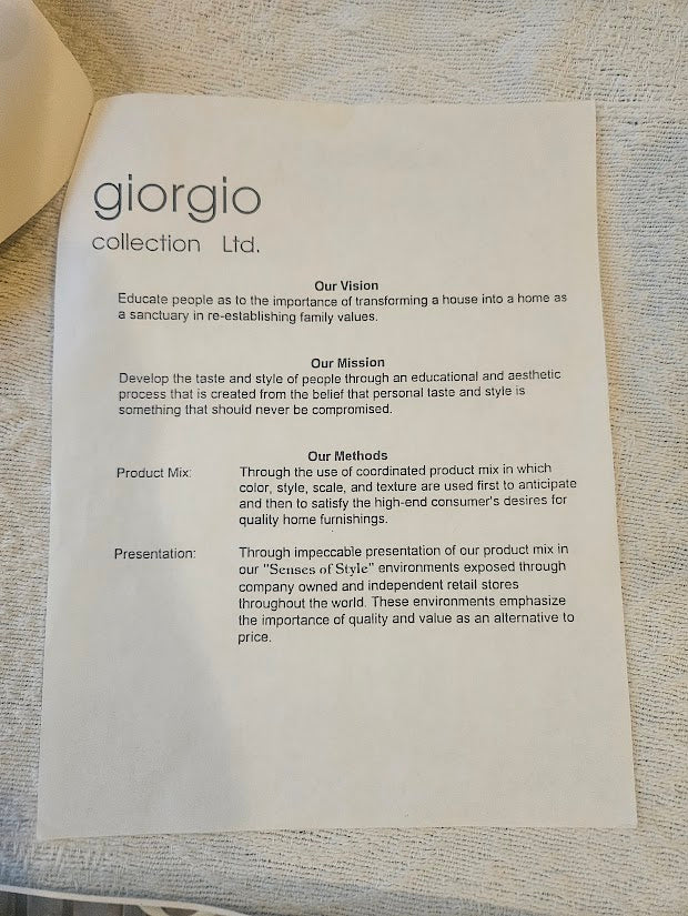 Giorgio Collection "Illusions" Sideboard, Made in Italy