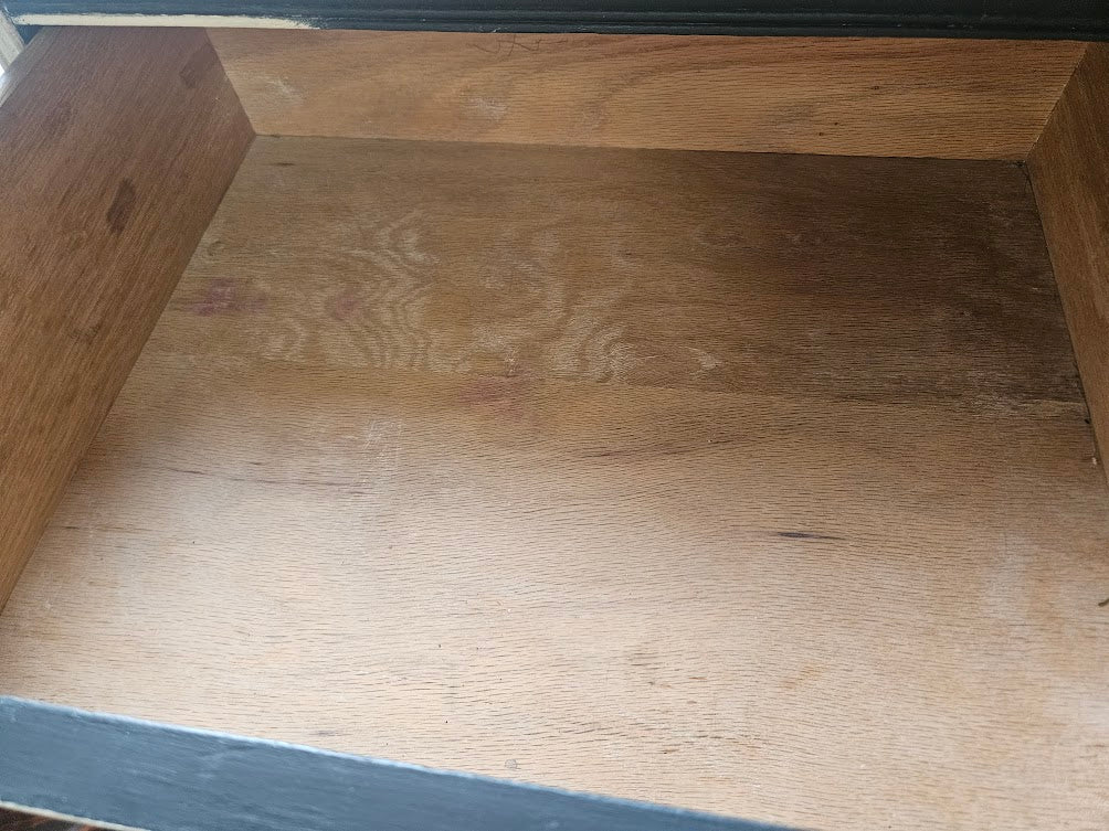 Vintage Armoire With Beautiful Depiction of French Painting