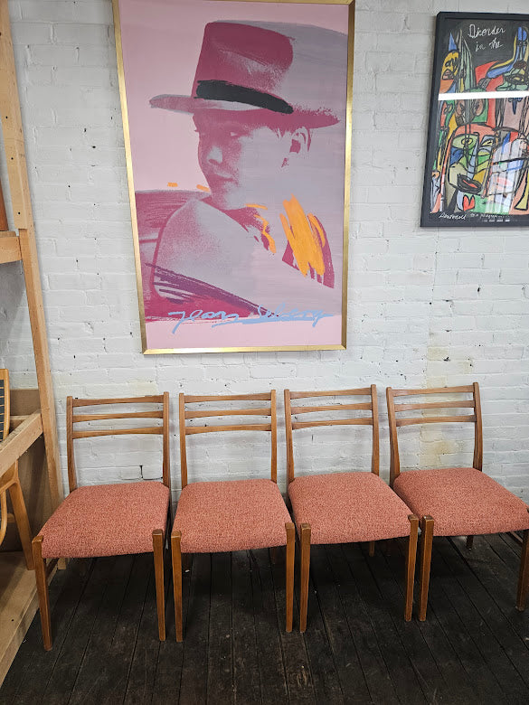 Set of Four (4) Danish Modern Dining Chairs in the Style of JL Møller, Denmark, C. 1960s