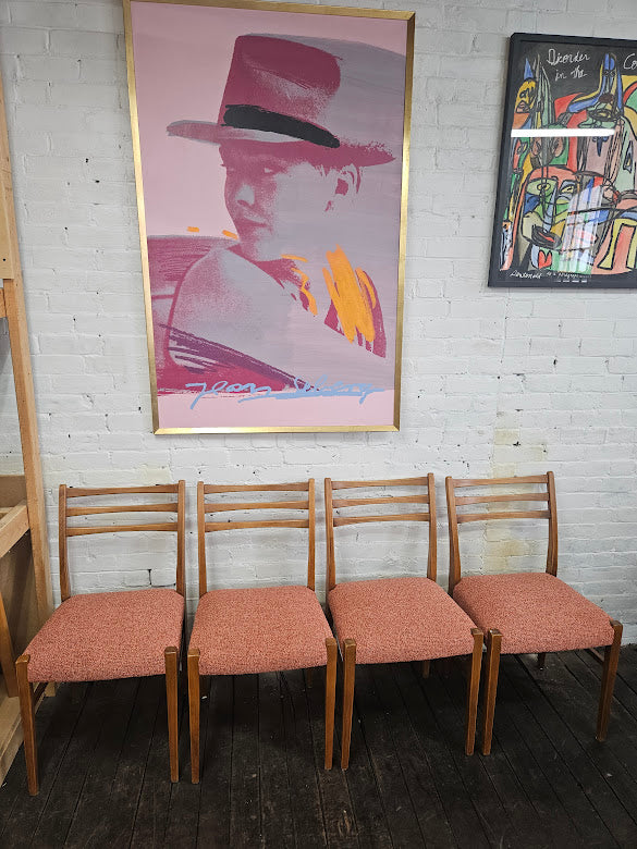 Set of Four (4) Danish Modern Dining Chairs in the Style of JL Møller, Denmark, C. 1960s