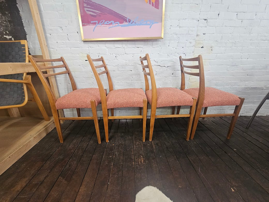 Set of Four (4) Danish Modern Dining Chairs in the Style of JL Møller, Denmark, C. 1960s