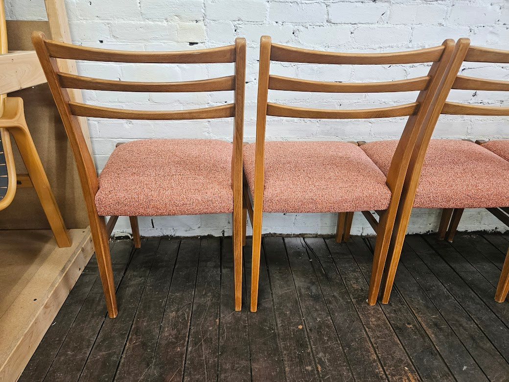 Set of Four (4) Danish Modern Dining Chairs in the Style of JL Møller, Denmark, C. 1960s