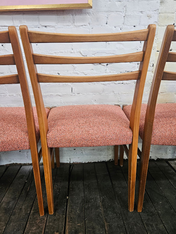 Set of Four (4) Danish Modern Dining Chairs in the Style of JL Møller, Denmark, C. 1960s