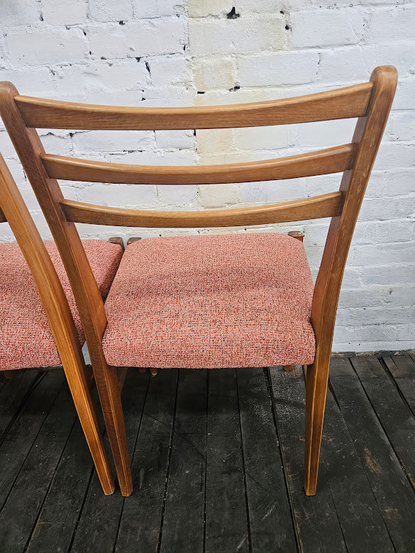Set of Four (4) Danish Modern Dining Chairs in the Style of JL Møller, Denmark, C. 1960s