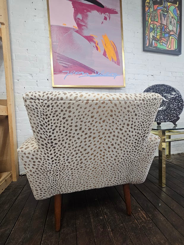 Danish Lounge Chair W/New Upholstery
