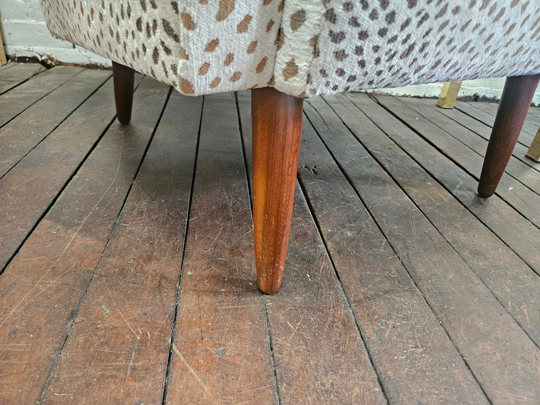 Danish Lounge Chair W/New Upholstery