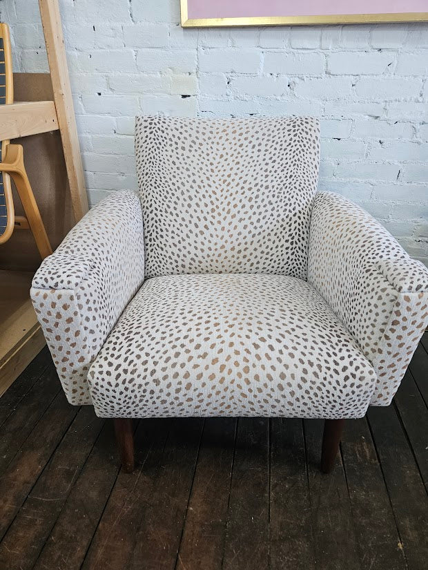 Danish Lounge Chair W/New Upholstery