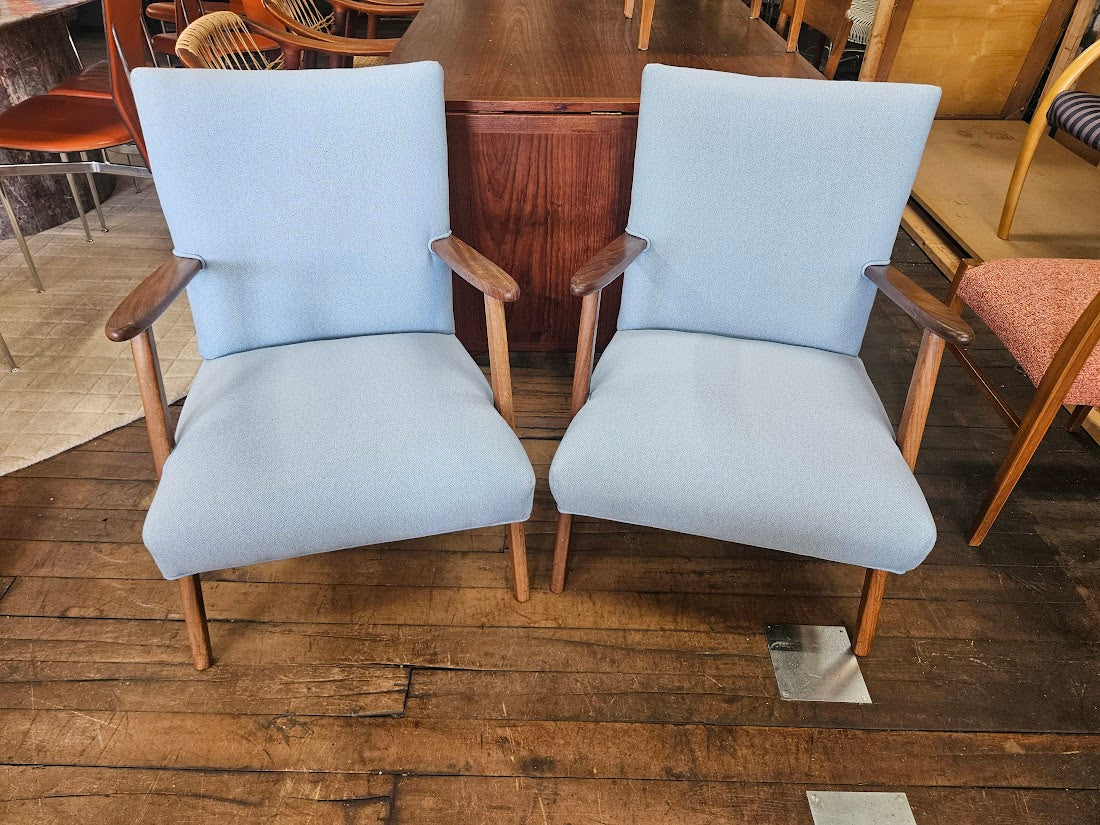 Pair of Danish Vintage Lounge Chairs, 1960s
