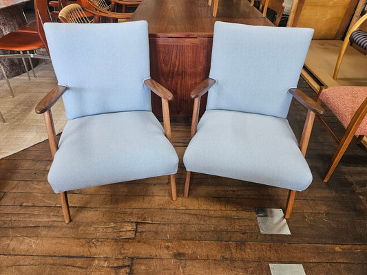 Pair of Danish Vintage Lounge Chairs, 1960s