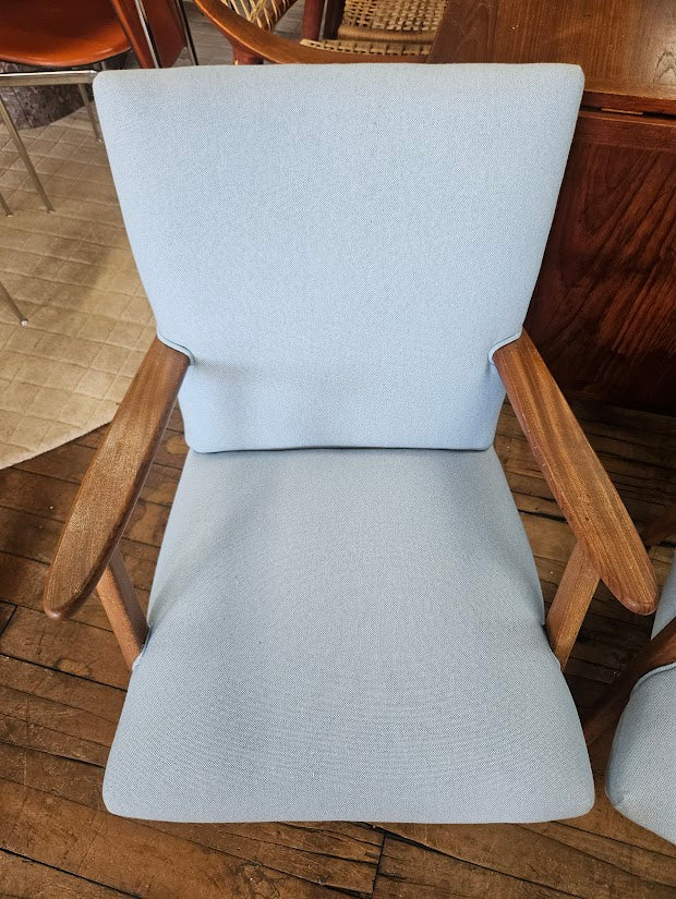Pair of Danish Vintage Lounge Chairs, 1960s