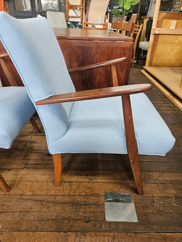 Pair of Danish Vintage Lounge Chairs, 1960s