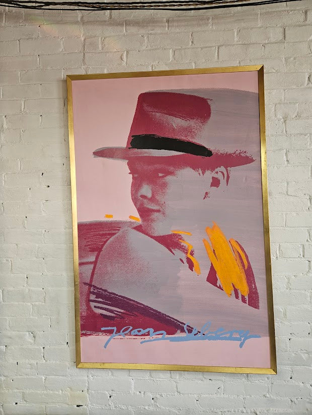 Andy Warhol Style "Jean Seberg" Pop Art Screenprint – Framed