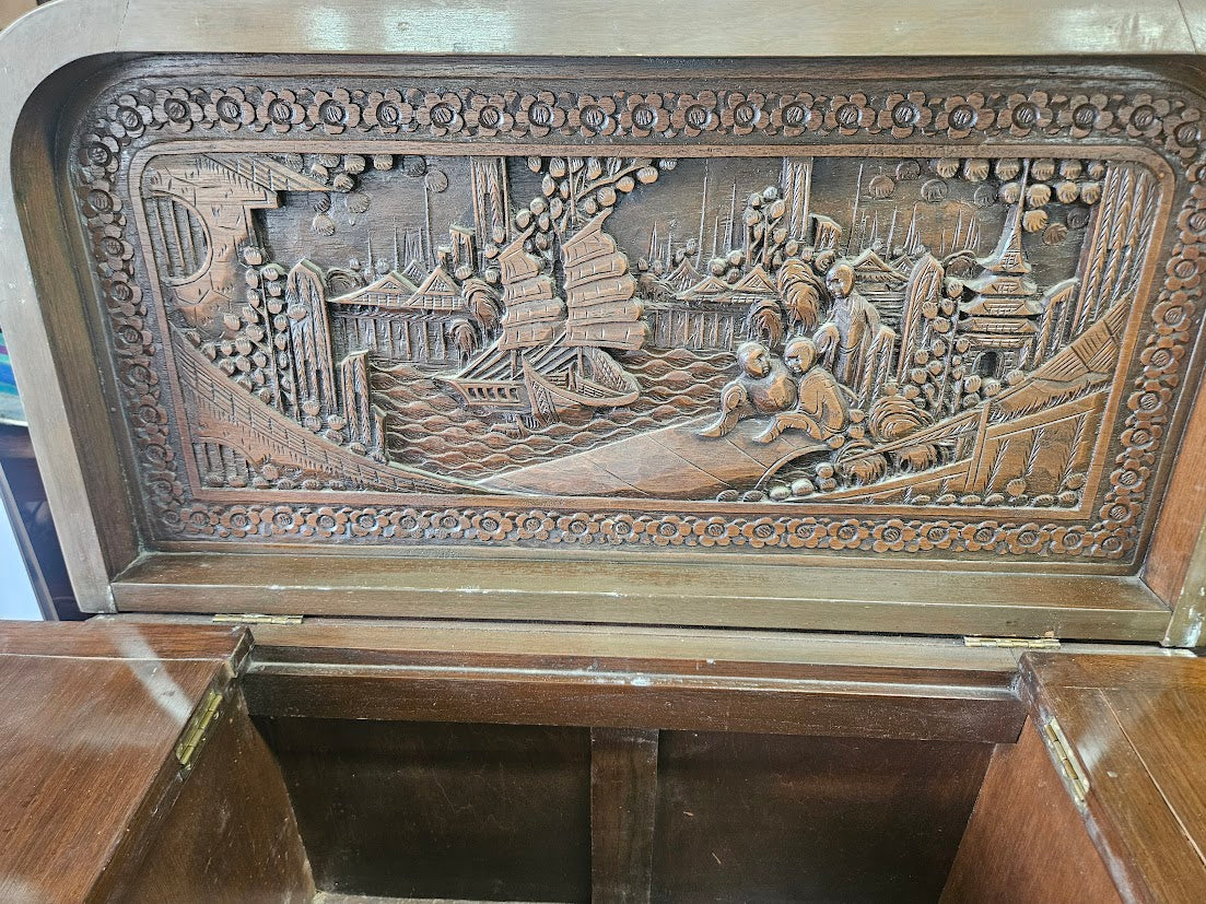 George Zee & Co Style Mahogany Dry Bar