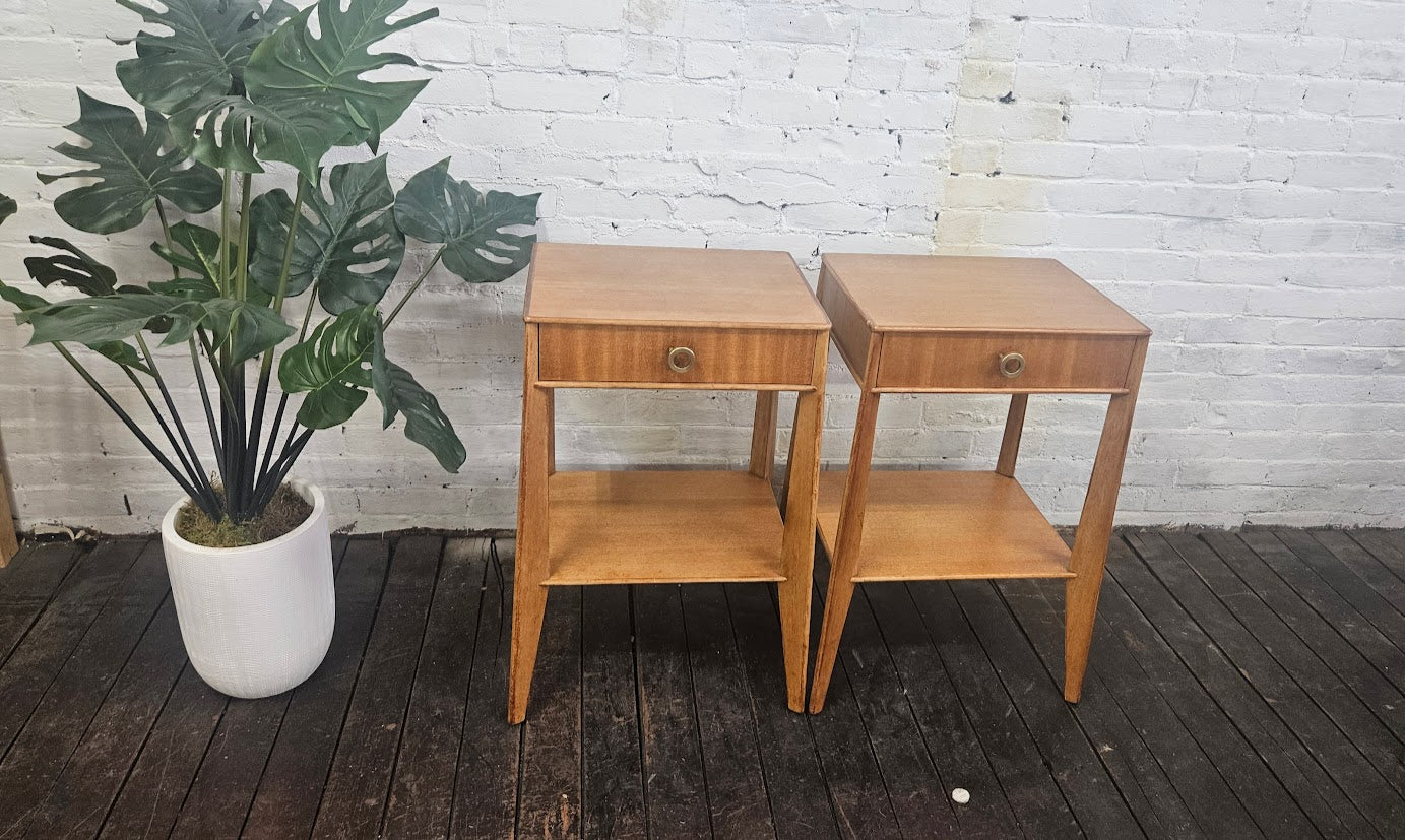 Pair of Edward Wormley for Dunbar Night Stands
