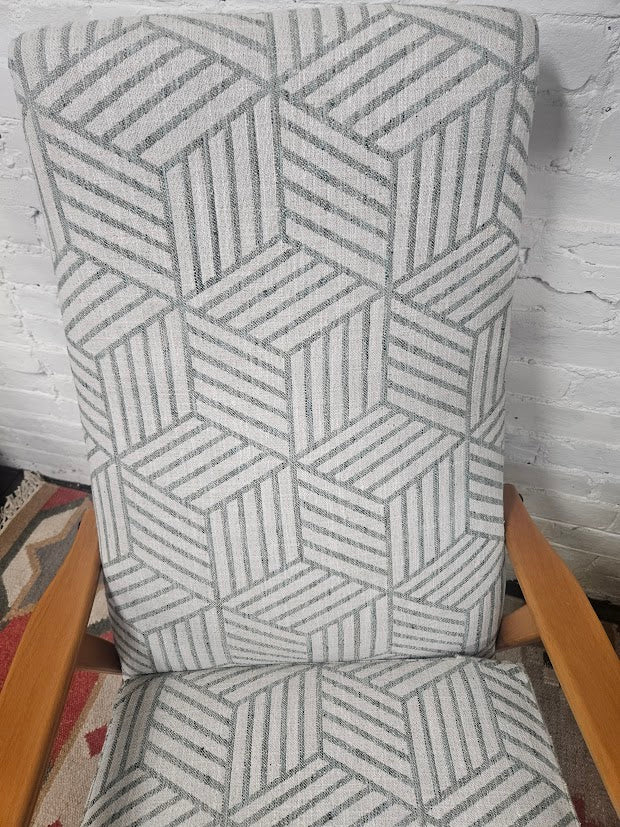 Scandinavian High-Back Lounge Chair