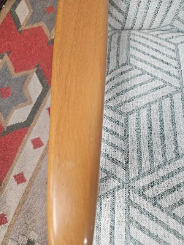 Scandinavian High-Back Lounge Chair