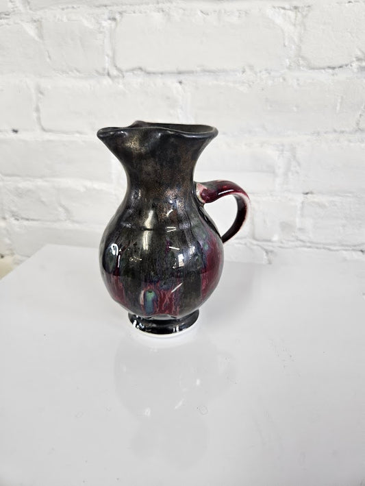 Late 20th Century Hand-Thrown Edgecomb Potters Small Traditional Pitcher
